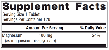 Mag Glycinate 120 tabs * Metagenics Supplement - Conners Clinic